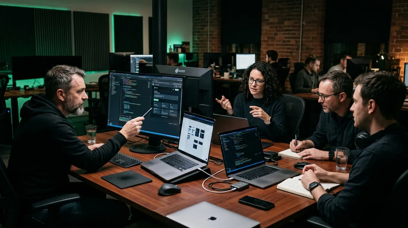 Senior engineering team building modern high performance digital platforms